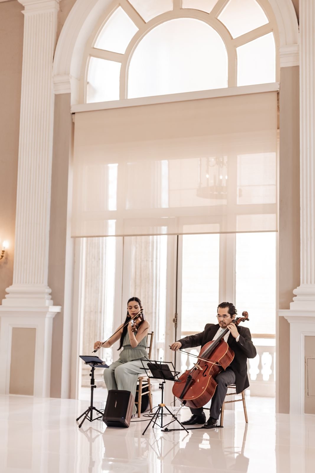Violinista ODRES en ceremonia de boda
